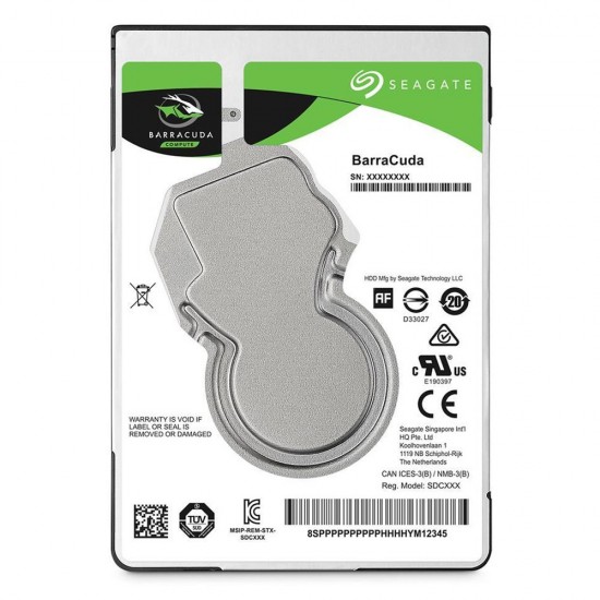 Εσωτερικός Σκληρός Δίσκος SEAGATE 2.5'' 1TB Sata III Barracuda (ST1000LM048) (SEAST1000LM048)