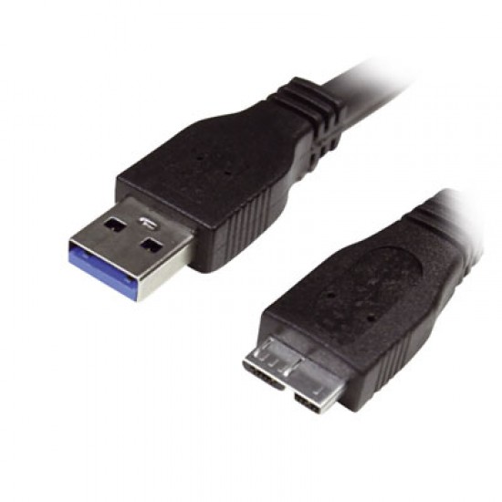 Καλώδιο MediaRange USB 3.0 A plug/Micro-USB 3.0 B plug 1.0M Black (MRCS153)