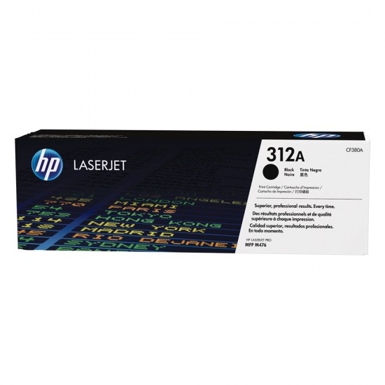 HP 312A LaserJet Black Toner (2.4k) (CF380A) (HPCF380A) HP 312A LaserJet Black Toner (2.4k) (CF380A) (HPCF380A)