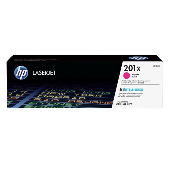 HP Color LaserJet PRO M252/MFP M277 HC Magenta Toner (CF403X) (HPCF403X) HP Color LaserJet PRO M252/MFP M277 HC Magenta Toner (CF403X) (HPCF403X)