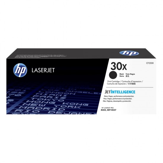 HP 30X LaserJet Black Toner HC (3.5k) (CF230X) (HPCF230X)