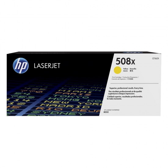 HP Color LaserJet Enterprise M552/553 HC Yellow Toner (CF362X) (HPCF362X) HP Color LaserJet Enterprise M552/553 HC Yellow Toner (CF362X) (HPCF362X)