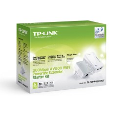 TP-LINK 300Mbps AV600 WiFi Powerline Extender Starter Kit (TL-WPA4220KIT) (TPTL-WPA4220KIT) TP-LINK 300Mbps AV600 WiFi Powerline Extender Starter Kit (TL-WPA4220KIT) (TPTL-WPA4220KIT)