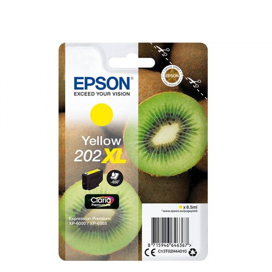 Epson Μελάνι Inkjet 202XL Yellow (C13T02H44010) (EPST02H440) Epson Μελάνι Inkjet 202XL Yellow (C13T02H44010) (EPST02H440)