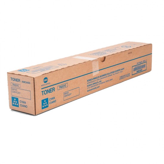 KONICA MINOLTA BIZHUB C227/287 TONER CYAN (A8K3450) (MINTN221C) KONICA MINOLTA BIZHUB C227/287 TONER CYAN (A8K3450) (MINTN221C)