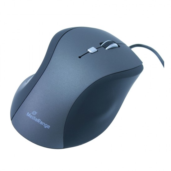 MediaRange Optical Mouse (Black/Grey, Wired) (MROS202) MediaRange Optical Mouse (Black/Grey, Wired) (MROS202)
