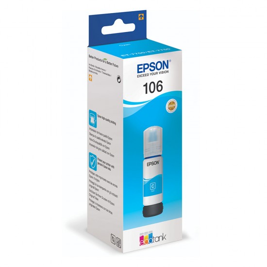 Epson Μελάνι Inkjet 106 Cyan (C13T00R240) (EPST00R240) Epson Μελάνι Inkjet 106 Cyan (C13T00R240) (EPST00R240)