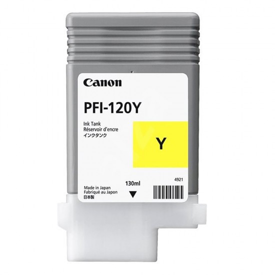 Canon Μελάνι Inkjet PFI-120Y Yellow (2888C001) (CANPFI-120Y) Canon Μελάνι Inkjet PFI-120Y Yellow (2888C001) (CANPFI-120Y)