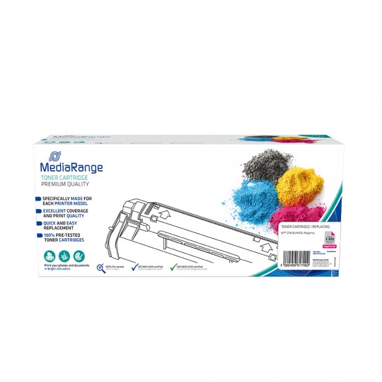 Toner MEDIARANGE Συμβατό για Εκτυπωτές HP (Magenta) (CF413X/410X) (MRHPTCF413X) Toner MEDIARANGE Συμβατό για Εκτυπωτές HP (Magenta) (CF413X/410X) (MRHPTCF413X)
