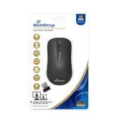 MediaRange Optical Mouse 3-Button (Black, Wireless) (MROS209) MediaRange Optical Mouse 3-Button (Black, Wireless) (MROS209)
