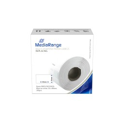 Ετικέτες Γενικής Χρήσης MediaRange (Dymo 99012/S0722400) 36x89mm. 260 pcs (Μαύρα Γράμματα σε Λευκό Φόντο) (MRDY99012) Ετικέτες Γενικής Χρήσης MediaRange (Dymo 99012/S0722400) 36x89mm. 260 pcs (Μαύρα Γράμματα σε Λευκό Φόντο) (MRDY99012)