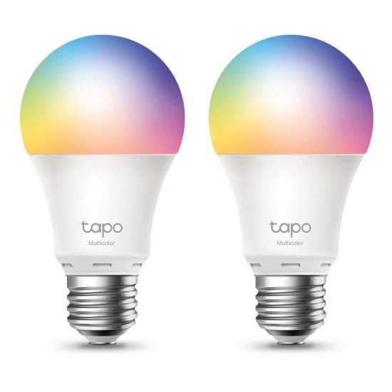 Smart Wi-Fi Light Bulb TP-Link Tapo L530E E27 8.7W Dimable Multicolor (TAPO L530E(2-PACK)) (TPL530E(2-PACK))