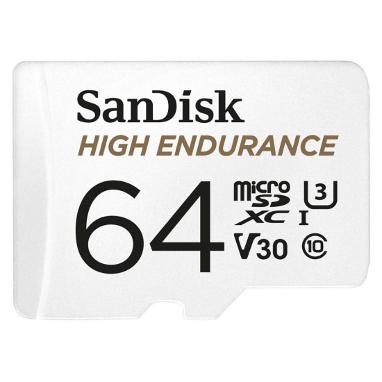 SanDisk® High Endurance microSD 64GB Card (SDSQQNR-064G-GN6IA) (SANSDSQQNR-064G-GN6IA) SanDisk® High Endurance microSD 64GB Card (SDSQQNR-064G-GN6IA) (SANSDSQQNR-064G-GN6IA)