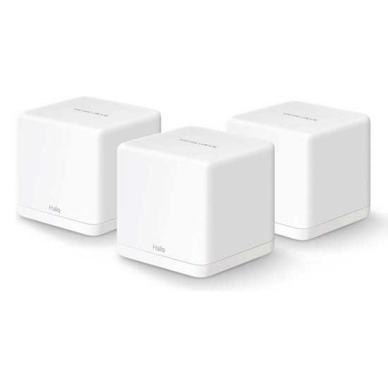 Mercusys AC1200 Whole Home Mesh Wi-Fi System Halo H30G(3-pack) (HALO H30G(3-PACK) (MERHALOH30G(3-PACK)