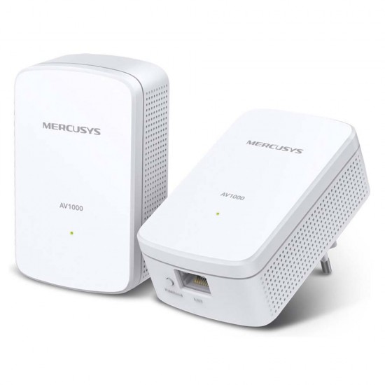 Mercusys AV1000 Gigabit Powerline Starter Kit (MP500 KIT) (MERMP500KIT) Mercusys AV1000 Gigabit Powerline Starter Kit (MP500 KIT) (MERMP500KIT)
