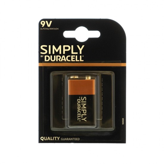 Αλκαλική Μπαταρία Duracell Simply 9V (6LP3146) (DUR81427227) Αλκαλική Μπαταρία Duracell Simply 9V (6LP3146) (DUR81427227)