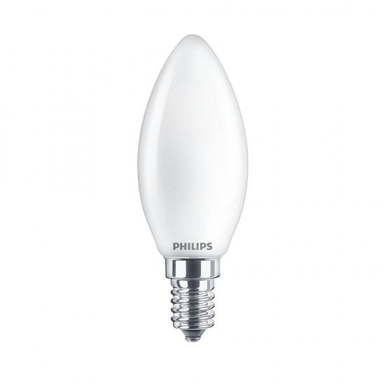 Philips E14 LED Bright White Matt Candle Bulb 6.5W (60W) (LPH02427) (PHILPH02427) Philips E14 LED Bright White Matt Candle Bulb 6.5W (60W) (LPH02427) (PHILPH02427)