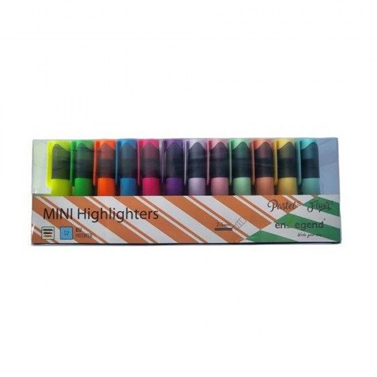Enlegend Σετ mini Μαρκαδόροι Υπογράμμισης 12 ΧΡ Pastel & Neon (ENL-6006-12D) (ENL600612D) Enlegend Σετ mini Μαρκαδόροι Υπογράμμισης 12 ΧΡ Pastel & Neon (ENL-6006-12D) (ENL600612D)
