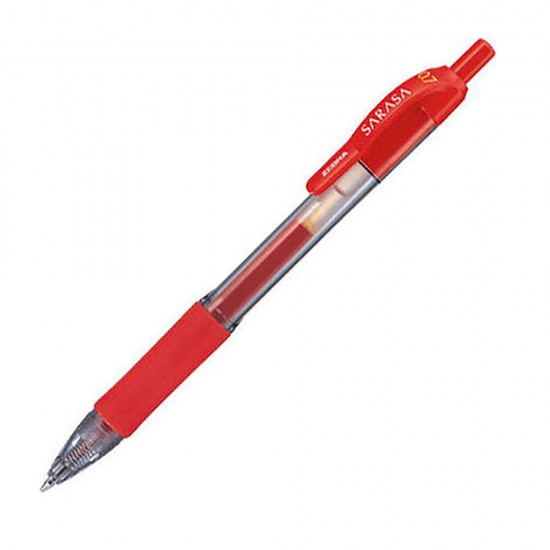 Zebra Sarasa Retractable GelPen 0,7mm Red (ZB-46830) (ZEBZB-46830)