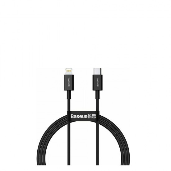 Baseus Type-C - Lightning Superior Series fast charging data cable PD 20W 1m Black (CATLYS-A01) (BASCATLYS-A01) Baseus Type-C - Lightning Superior Series fast charging data cable PD 20W 1m Black (CATLYS-A01) (BASCATLYS-A01)