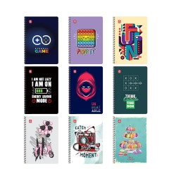 Typotrust Trendy Τετράδιο Σπιράλ Β5 2 θεμάτων (4552-13) (TYP4552-13)