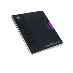 Typotrust Noir Τετράδιο Σπιράλ Β5 4 θεμάτων (4554-24) (TYP4554-24) Typotrust Noir Τετράδιο Σπιράλ Β5 4 θεμάτων (4554-24) (TYP4554-24)