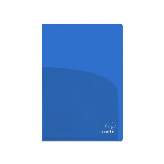 Typotrust Δίπτυχη Ζελατίνα με 2 Θήκες A4 Μπλε (FP23000-03) (TYPFP23000-03) Typotrust Δίπτυχη Ζελατίνα με 2 Θήκες A4 Μπλε (FP23000-03) (TYPFP23000-03)