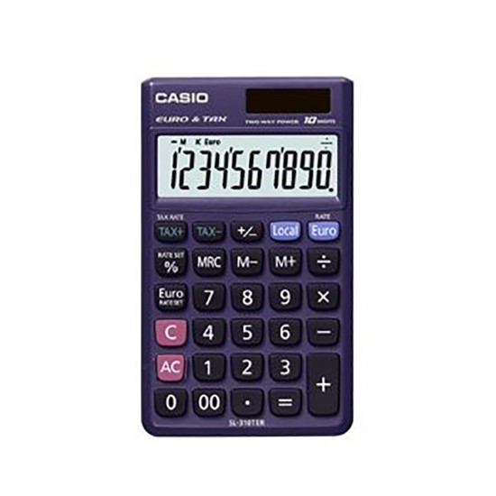 Casio Αριθμομηχανή SL-310TER (SL310TER) (CASSL310TER) Casio Αριθμομηχανή SL-310TER (SL310TER) (CASSL310TER)