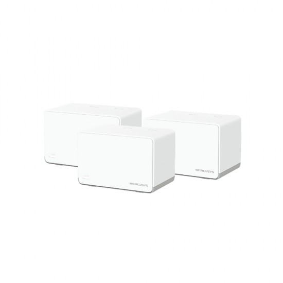 Mercusys H70X(3-pack) AX1800 Whole Home Mesh Wi-Fi 6 System Halo (HALO H70X(3-PACK)) (MERHALO H70X(3-PACK)) Mercusys H70X(3-pack) AX1800 Whole Home Mesh Wi-Fi 6 System Halo (HALO H70X(3-PACK)) (MERHALO H70X(3-PACK))