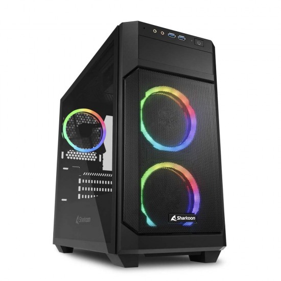 Sharkoon Sharkoon V1000 RGB Midi Tower Μαύρο (V1000RGB) (SHRV1000RGB) Sharkoon Sharkoon V1000 RGB Midi Tower Μαύρο (V1000RGB) (SHRV1000RGB)