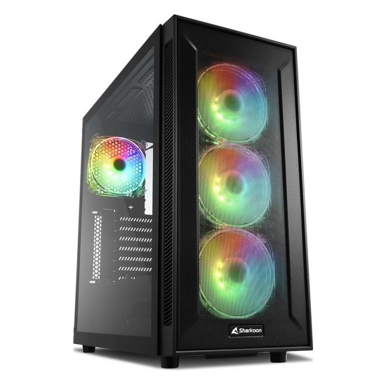 Sharkoon TG6M RGB Midi Tower Μαύρο (TG6MRGB) (SHRTG6MRGB) Sharkoon TG6M RGB Midi Tower Μαύρο (TG6MRGB) (SHRTG6MRGB)
