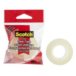 Ταινία Γενικής Χρήσης 3M Scotch 508 15 mm x 33 m (Διάφανη) (5081533) Ταινία Γενικής Χρήσης 3M Scotch 508 15 mm x 33 m (Διάφανη) (5081533)