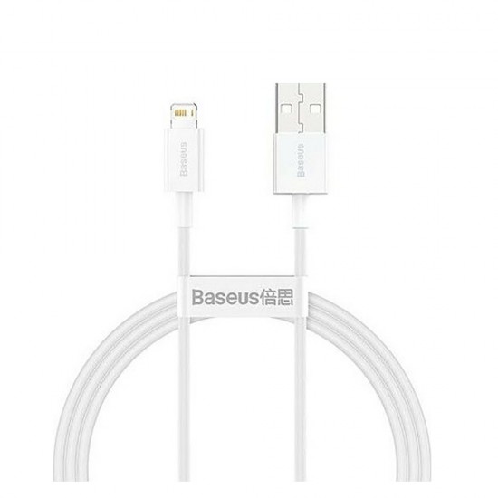 Baseus Superior Series USB to Lightning Cable Λευκό 0.25m (CALYS-02) (BASCALYS-02)