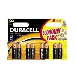 Duracell Αλκαλικές Μπαταρίες AA 1.5V 8τμχ (DBAALR6) (DURDBAALR6) Duracell Αλκαλικές Μπαταρίες AA 1.5V 8τμχ (DBAALR6) (DURDBAALR6)