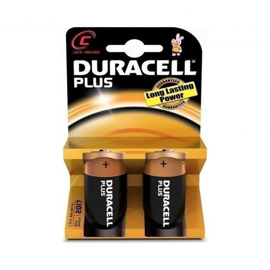 Duracell Plus Αλκαλικές Μπαταρίες C 1.5V 2τμχ (DPCLR14)(DURDPCLR14) Duracell Plus Αλκαλικές Μπαταρίες C 1.5V 2τμχ (DPCLR14)(DURDPCLR14)