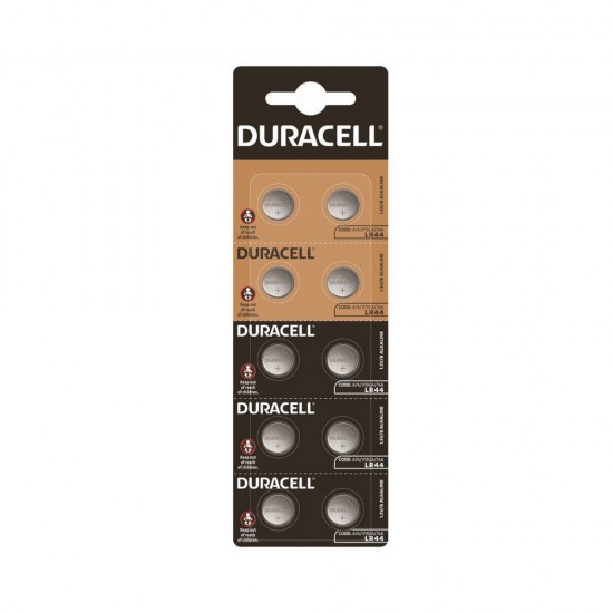 Duracell Αλκαλικές Μπαταρίες HSDC LR44 1.5V 10τμχ (DRLR44)(DURDRLR44) Duracell Αλκαλικές Μπαταρίες HSDC LR44 1.5V 10τμχ (DRLR44)(DURDRLR44)