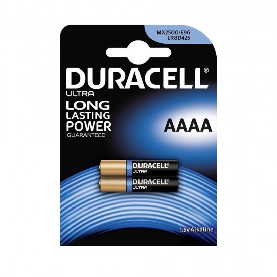 Duracell Ultra Αλκαλικές Μπαταρίες AAAA 1.5V 2τμχ (DULR8D425)(DURDULR8D425) Duracell Ultra Αλκαλικές Μπαταρίες AAAA 1.5V 2τμχ (DULR8D425)(DURDULR8D425)