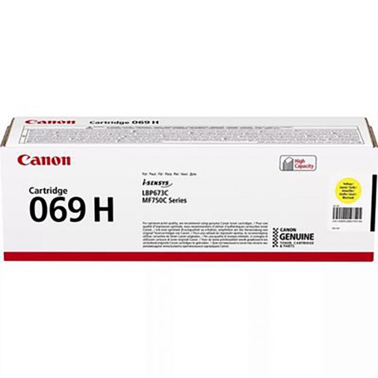 Canon LBP673/MF75x SERIES TONER YELLOW HC (5095C002) (CAN-069YH) Canon LBP673/MF75x SERIES TONER YELLOW HC (5095C002) (CAN-069YH)