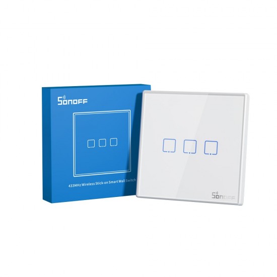 Sonoff RF-T2EU2C Εξωτερικός Διακόπτης Τοίχου για Έλεγχο Φωτισμού με Πλαίσιο και Δύο Πλήκτρα Αφής Φωτιζόμενος Λευκός 433MHz (M0802030010) (SONM0802030010) Sonoff RF-T2EU2C Εξωτερικός Διακόπτης Τοίχου για Έλεγχο Φωτισμού με Πλαίσιο και Δύο Πλήκτρα Αφής Φωτιζόμενος Λευκός 433MHz (M0802030010) (SONM0802030010)