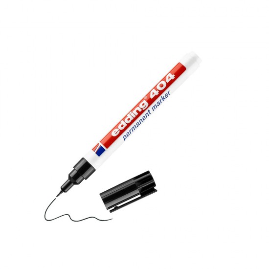 Edding 404 Permanent Marker Black (4-404001) (EDD4-404001) Edding 404 Permanent Marker Black (4-404001) (EDD4-404001)