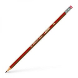 Faber-Castell Μολύβι γραφίτη DESSIN με γόμα ΗΒ (112100) (FAB112100) Faber-Castell Μολύβι γραφίτη DESSIN με γόμα ΗΒ (112100) (FAB112100)