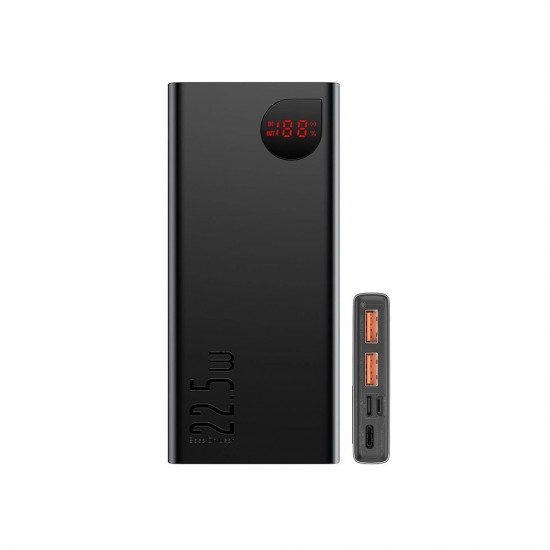 Baseus Adaman Overseas Edition 2021 Power Bank 10000mAh 22.5W με 2 Θύρες USB-A και Θύρα USB-C Power Delivery / Quick Charge 3.0 Μαύρο (PPAD070001) (BASPPAD070001) Baseus Adaman Overseas Edition 2021 Power Bank 10000mAh 22.5W με 2 Θύρες USB-A και Θύρα USB-C Power Delivery / Quick Charge 3.0 Μαύρο (PPAD070001) (BASPPAD070001)