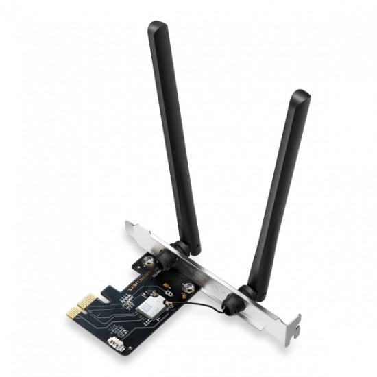 Mercusys AXE5400 Wi-Fi 6E Bluetooth 5.2 PCIe Adapter (MA86XE) (MERMA86XE) Mercusys AXE5400 Wi-Fi 6E Bluetooth 5.2 PCIe Adapter (MA86XE) (MERMA86XE)