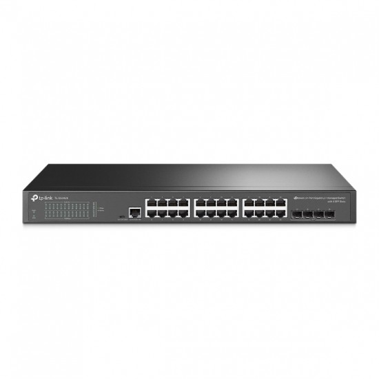 TP-Link JetStream 24-Port Gigabit L2 Managed Switch with 4 SFP Slots (SG3428) (TPTL-SG3428)