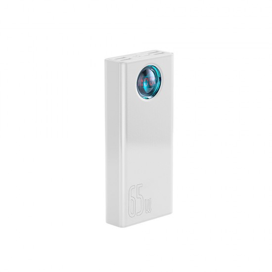 Baseus Amblight Overseas Edition Power Bank 30000mAh 65W με 4 Θύρες USB-A και Θύρα USB-C Power Delivery Λευκό (PPLG000102) (BASPPLG000102) Baseus Amblight Overseas Edition Power Bank 30000mAh 65W με 4 Θύρες USB-A και Θύρα USB-C Power Delivery Λευκό (PPLG000102) (BASPPLG000102)