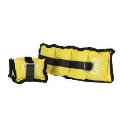One Fitness Pillow Weights 2x 1.5kg Yellow (WW02) (OFIWW02) One Fitness Pillow Weights 2x 1.5kg Yellow (WW02) (OFIWW02)