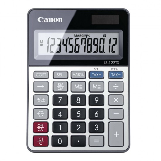 CANON LS-122TSDBL CALCULATOR 12-DIGIT (2470C002AA)  (CANLS122TSDBL)