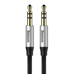 Baseus Cable 3.5mm male - 3.5mm male Black 1.5m (CAM30-CS1) (BASCAM30-CS1) Baseus Cable 3.5mm male - 3.5mm male Black 1.5m (CAM30-CS1) (BASCAM30-CS1)