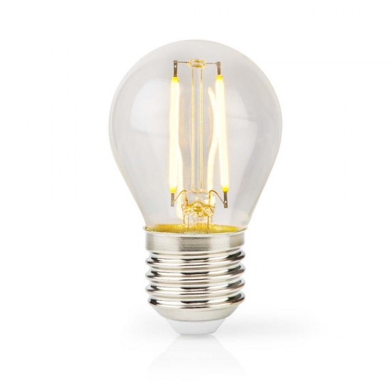 Nedis LED Filament Bulb E27 2 W Warm White (LBFE27G451) (NEDLBFE27G451)