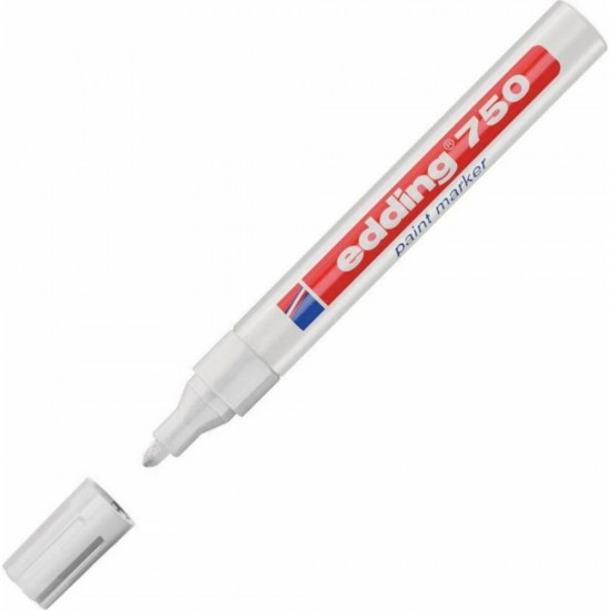 Edding 750 Ανεξίτηλος Μαρκαδόρος 4mm Λευκός (750-9-049) (EDD75049) Edding 750 Ανεξίτηλος Μαρκαδόρος 4mm Λευκός (750-9-049) (EDD75049)